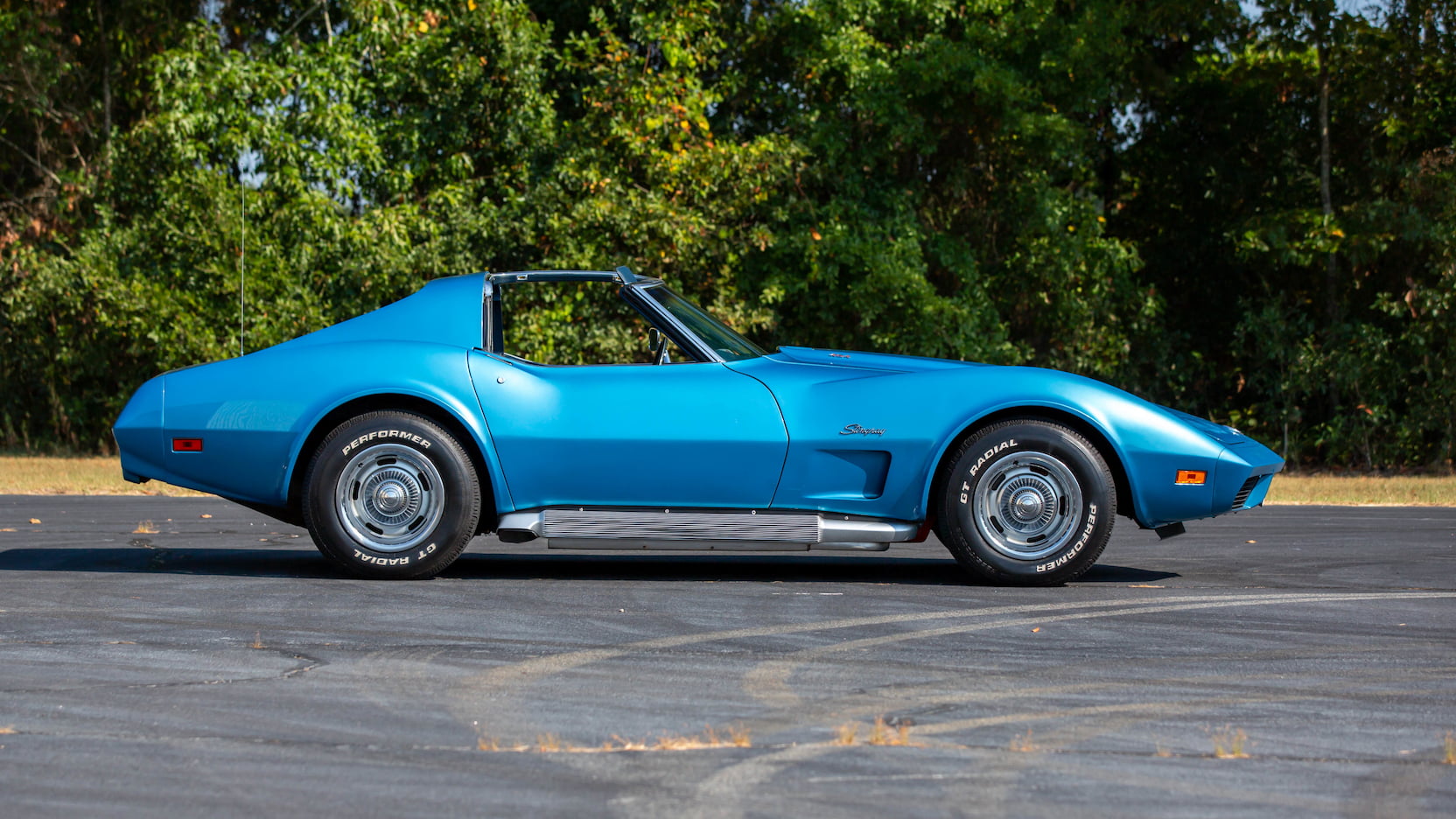 Click to Enlarge-Esc to Close Corvette Generations/C3/C3 1974 Blue side view.jpg